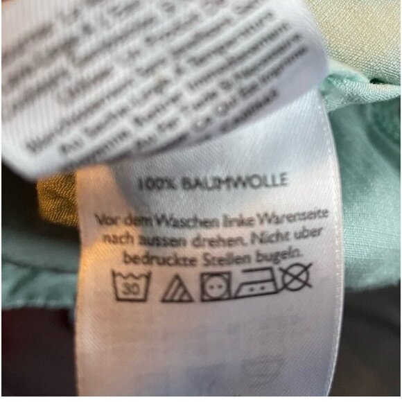 Eddie Bauer Cotton Mint Blue Zip-Up Hooded Cargo Jacket Size M Men's Coat - Picture 5 of 5